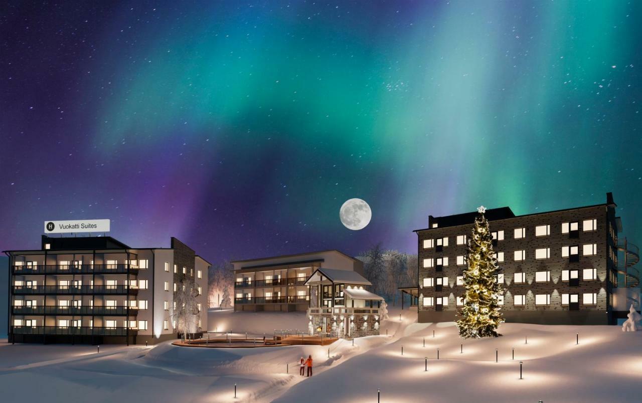 Aateli Lakeside Chalets - Former Vuokatti Suites Exterior photo